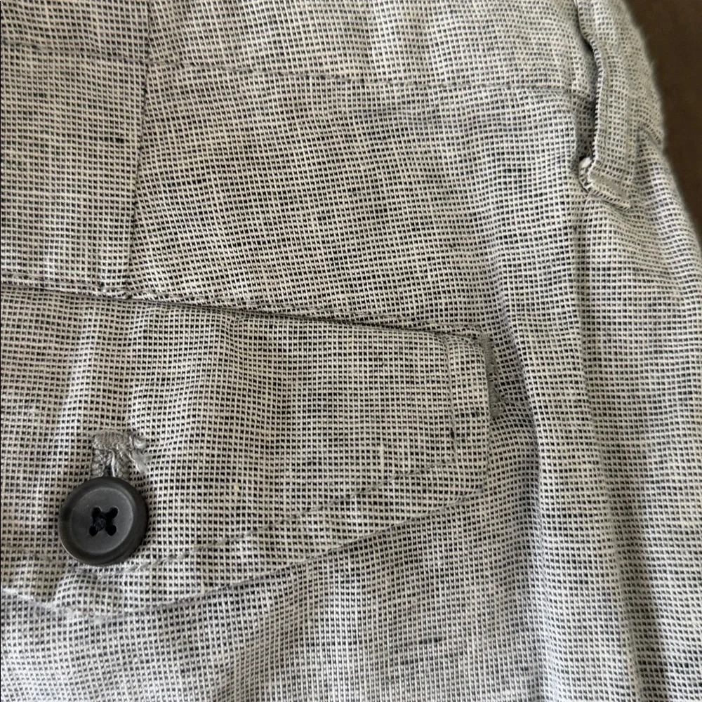 WORN ONCE Banana Republic Light Gray Men’s Linen-Cotton pant